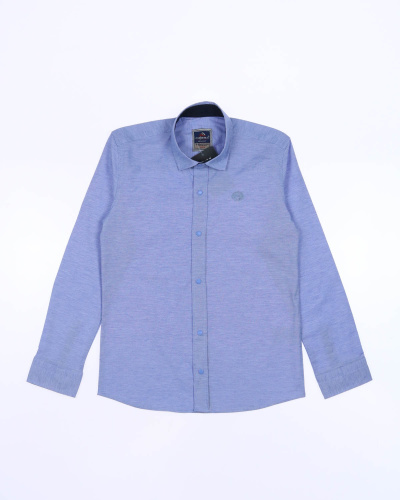 CEGISA 1603/1 Рубашка  (цвет: Синий меланж 146 см)